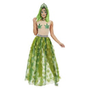 Costumes Australia Cannabis Queen Costume Adult Green Dress_1