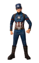 Costumes Australia Captain America Costume Boys Deluxe Avengers Endgame_1