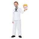 Costumes Australia Captain Cluck Costume Child White_1