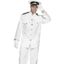 Costumes Australia Captain Navy Sailor Costume Adult White Top Gun Officer_1