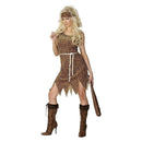 Costumes Australia Cavewoman Costume Adult Brown_3