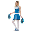 Costumes Australia Cheerleader Costume Blue Adult_3