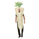 Costumes Australia Christmas Parsnip Costume White Tabbard Green Leaves_1