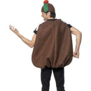 Costumes Australia Christmas Pudding Costume Adult Brown White_3