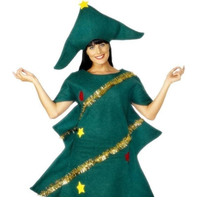 Costumes Australia Size Chart Christmas Tree Costume Adult Green One Size Tunic