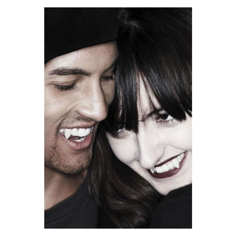 Costumes Australia Size Chart Classic Deluxe Vampire Fangs Adult White