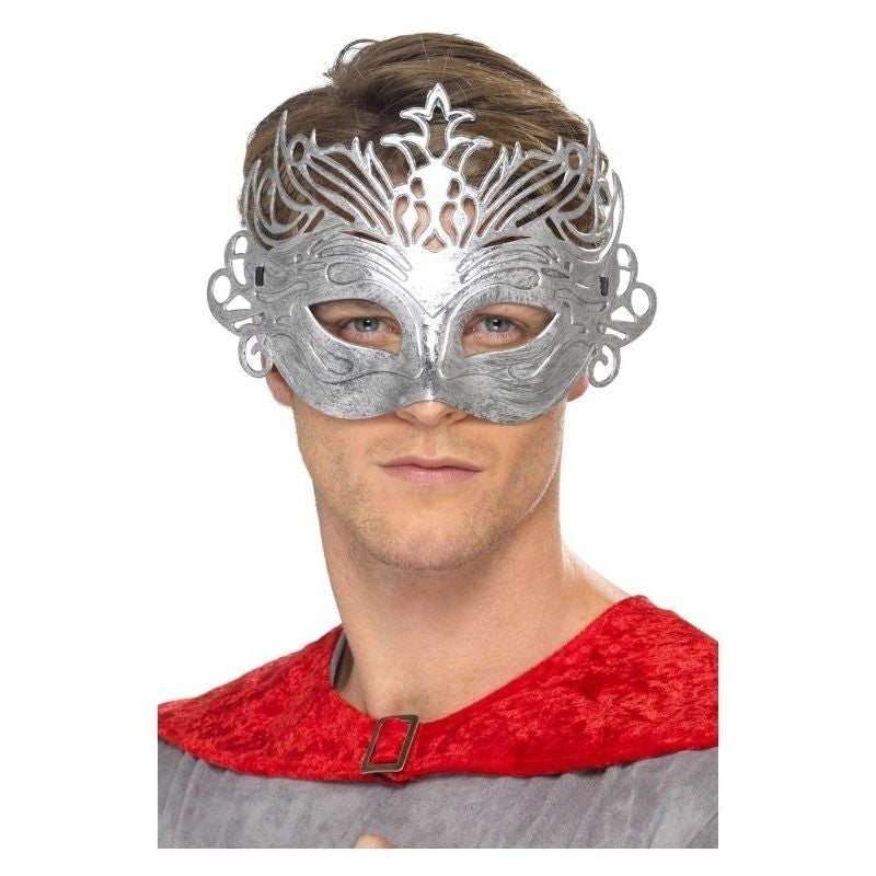 Costumes Australia Size Chart Colombina Silver Mask Adult