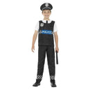 Costumes Australia Cop Costume Kids Black White_5