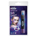 Costumes Australia Cosmic Moon Metallic Body Crayons Blue S11272 Costume Make Up_1