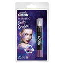 Costumes Australia Cosmic Moon Metallic Body Crayons Silver Costume Make Up_1