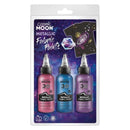 Costumes Australia Cosmic Moon Metallic Fabric Paint 3 Pack Colours Clamshell 30ml Costume Make Up_3