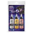 Costumes Australia Cosmic Moon Metallic Fabric Paint 3 Pack Colours Clamshell 30ml Costume Make Up_4