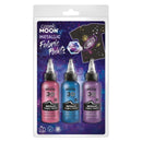 Costumes Australia Size Chart Cosmic Moon Metallic Fabric Paint 3 Pack Colours Clamshell 30ml Costume Make Up