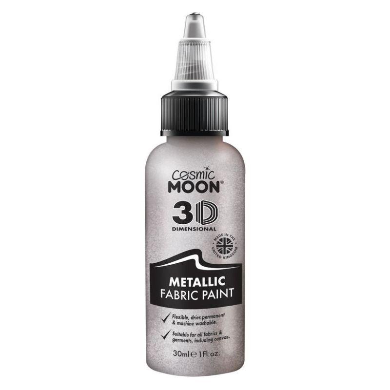 Costumes Australia Cosmic Moon Metallic Fabric Paint Single 30ml Costume Make Up_16