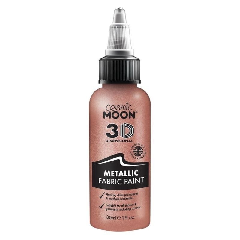 Costumes Australia Cosmic Moon Metallic Fabric Paint Single 30ml Costume Make Up_7
