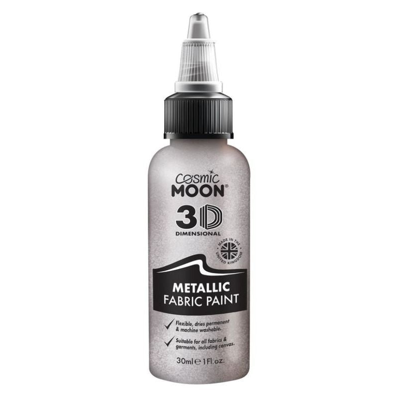 Costumes Australia Cosmic Moon Metallic Fabric Paint Single 30ml Costume Make Up_8