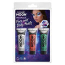 Costumes Australia Cosmic Moon Metallic Face & Body Paint 3 Pack Clamshell 12ml Costume Make Up_5