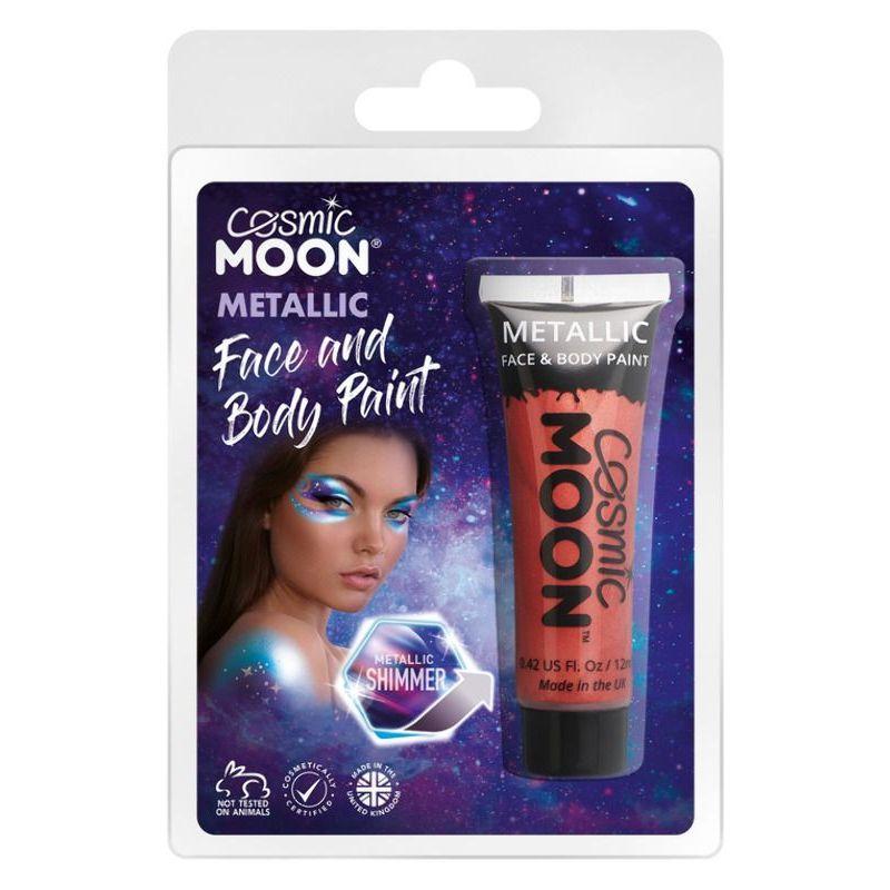 Costumes Australia Cosmic Moon Metallic Face & Body Paint Clamshell, 12ml Costume Make Up_14