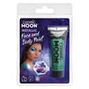 Costumes Australia Cosmic Moon Metallic Face & Body Paint Clamshell, 12ml Costume Make Up_3