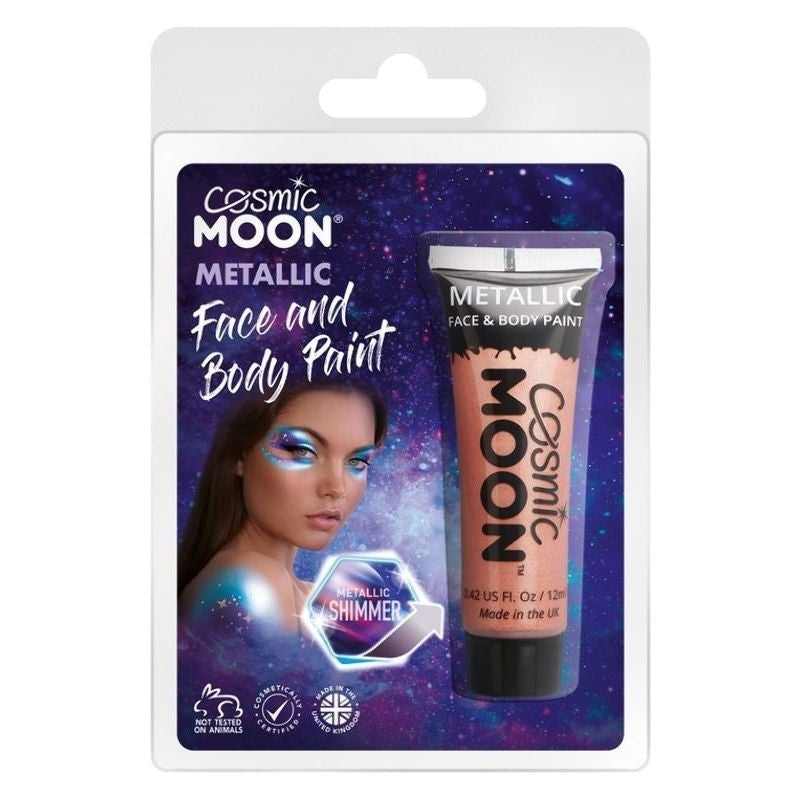 Costumes Australia Cosmic Moon Metallic Face & Body Paint Clamshell, 12ml Costume Make Up_7