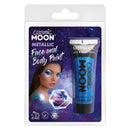 Costumes Australia Size Chart Cosmic Moon Metallic Face & Body Paint Clamshell, 12ml Costume Make Up