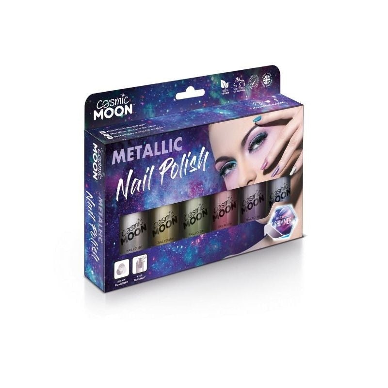 Costumes Australia Cosmic Moon Metallic Nail Polish Assorted Costume Make Up_1