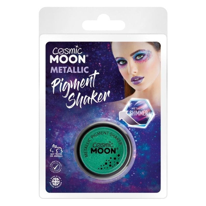 Costumes Australia Cosmic Moon Metallic Pigment Shaker Clamshell, 5g Costume Make Up_3
