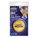 Costumes Australia Cosmic Moon Metallic Pro Face Paint Cake Pots Clamshell 36g Costume Make Up_2