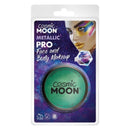 Costumes Australia Cosmic Moon Metallic Pro Face Paint Cake Pots Clamshell 36g Costume Make Up_3