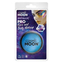 Costumes Australia Cosmic Moon Metallic Pro Face Paint Cake Pots Clamshell 36g Costume Make Up_1