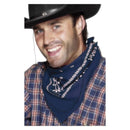 Costumes Australia Size Chart Cowboy Bandana Adult Blue
