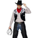 Costumes Australia Cowboy Costume Adult Black_1