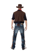 Costumes Australia Cowboy Costume Adult Wild West Brown_4