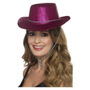 Costumes Australia Size Chart Cowboy Glitter Hat Adult Pink