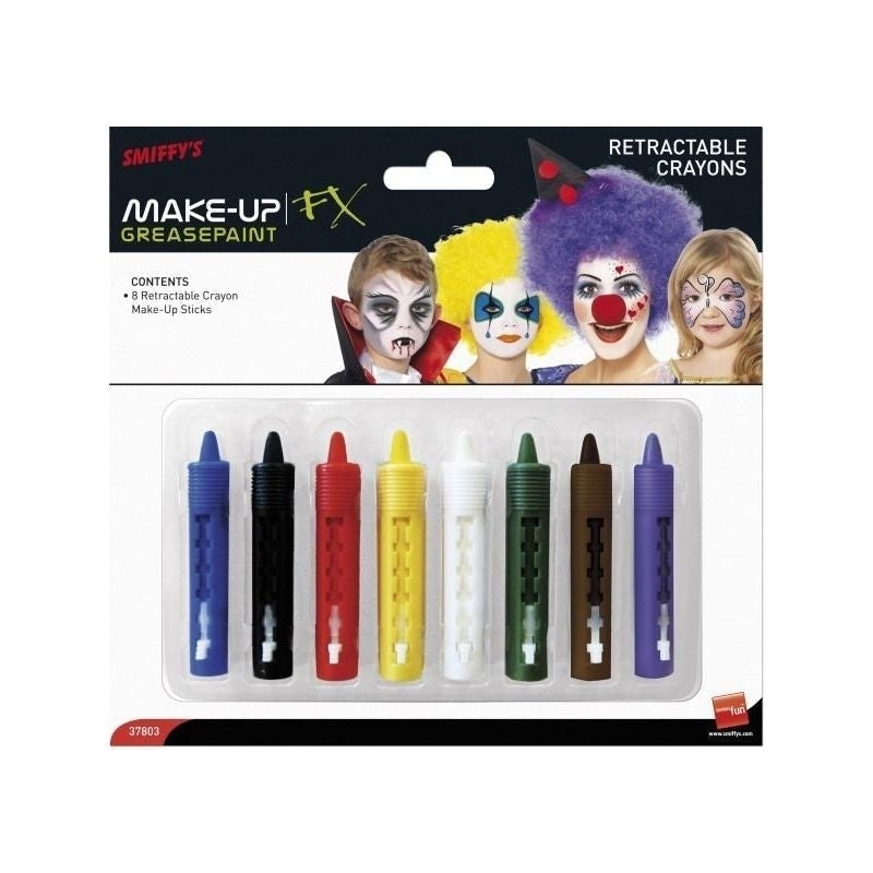 Costumes Australia Size Chart Crayon Make Up Sticks Adult Multi