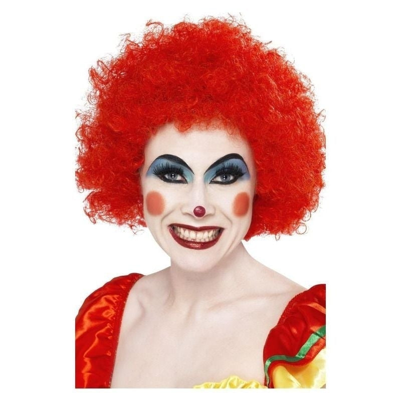 Costumes Australia Crazy Clown Wig Adult Red_2