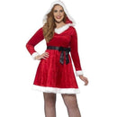 Costumes Australia Curves Miss Santa Costume Adult Red_1
