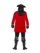 Costumes Australia Curves Pirate Captain Costume Adult Extra Large Red Velour_3