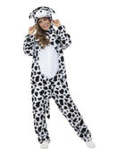 Costumes Australia Dalmatian Costume Adult White Black Jumpsuit_4