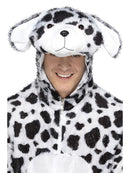 Costumes Australia Dalmatian Costume Adult White Black Jumpsuit_5