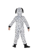 Costumes Australia Dalmatian Costume Kids Black White Hooded Jumpsuit Tail_3