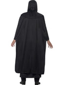 Costumes Australia Size Chart Dark Arts Ritual Costume Adult One Size Black Hooded Robe Belt