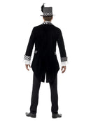 Costumes Australia Dark Hatter Costume Adult Black Checkered Outfit_3