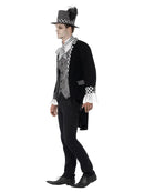 Costumes Australia Dark Hatter Costume Adult Black Checkered Outfit_4