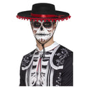 Costumes Australia Size Chart Day Of The Dead Senor Hat Adult Black Red