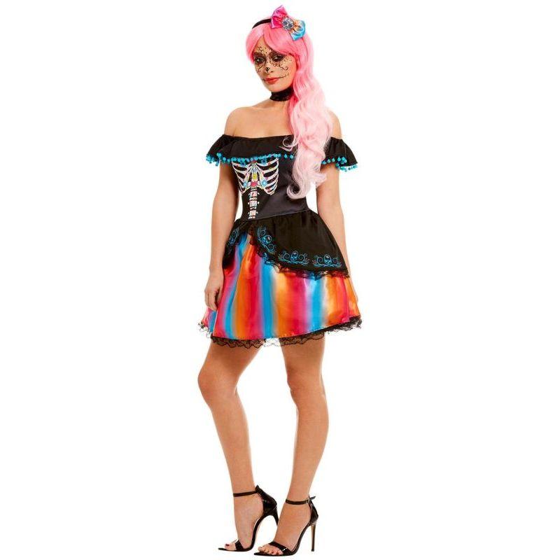 Costumes Australia Day Of The Dead Senorita Ombre Costume Adult Black_1