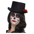 Costumes Australia Size Chart Day Of The Dead Top Hat with Roses