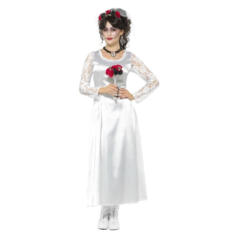 Costumes Australia Day of the Dead Bride Costume White Adult_1