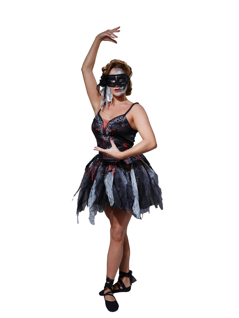 Costumes Australia Dead Ballerina Black Costume_2