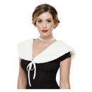 Costumes Australia Deluxe 20s Faux Fur Stole White_1